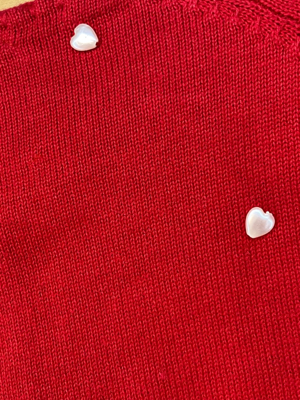 NEW! Vintage Michael Simon Cardigan M • Heart Lollipop Red • 2000 • Art To Wear - Picture 10 of 10